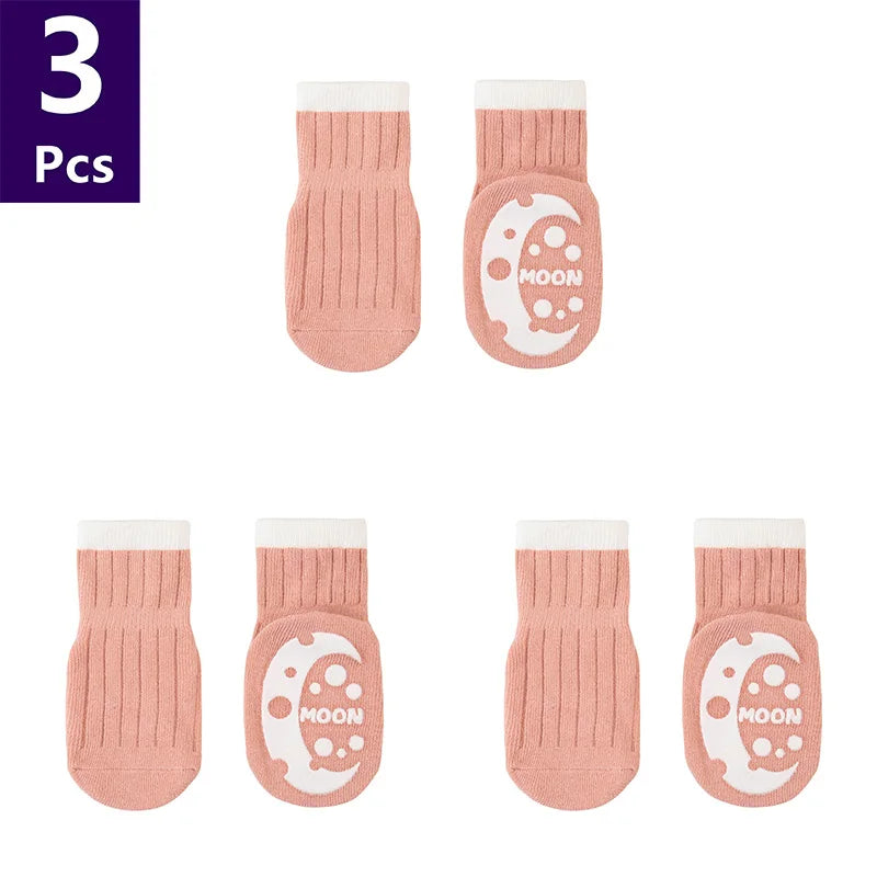 Children's  Anti Slip Striped Spring Socks