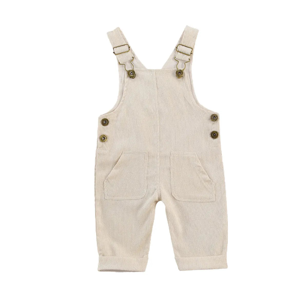 Babyoveraller Corduroy Pocket Romper Jumpsuit