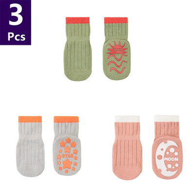 Children's  Anti Slip Striped Spring Socks