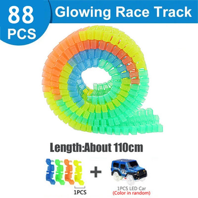 Kids Exciting DIY Flexible Track Toy