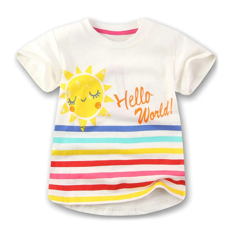 Kids Short Sleeve Summer T Shirt