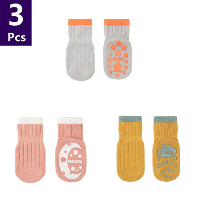 Children's  Anti Slip Striped Spring Socks