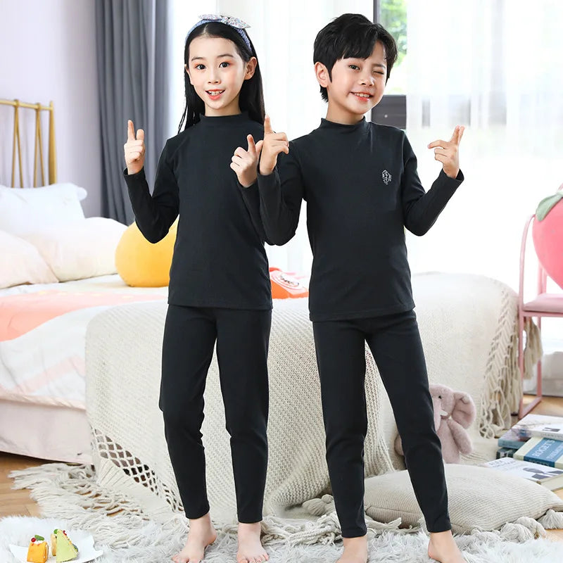 Kids Autumn Winter Thermal Underwear Suit