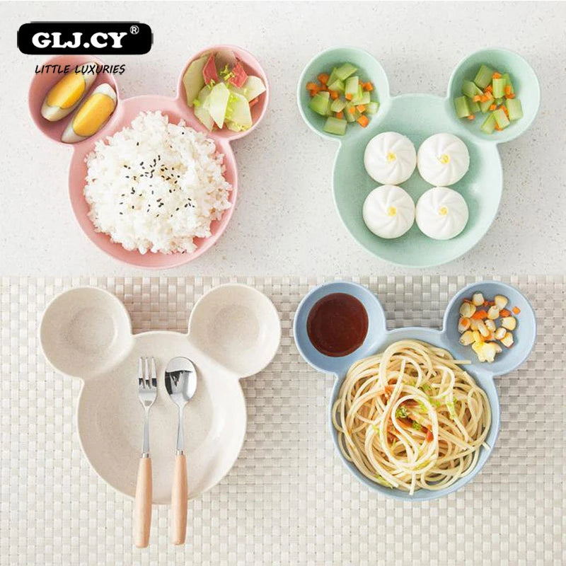 Baby Cartoon Mickey Style Food Bowl