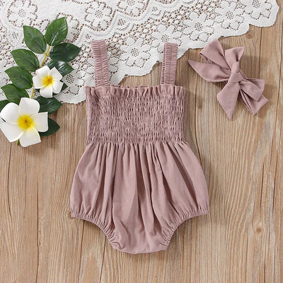 Baby's Summer Casual Sleeveless Jumpsuit