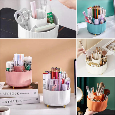 360° Rotating Makeup Tool Storage Box