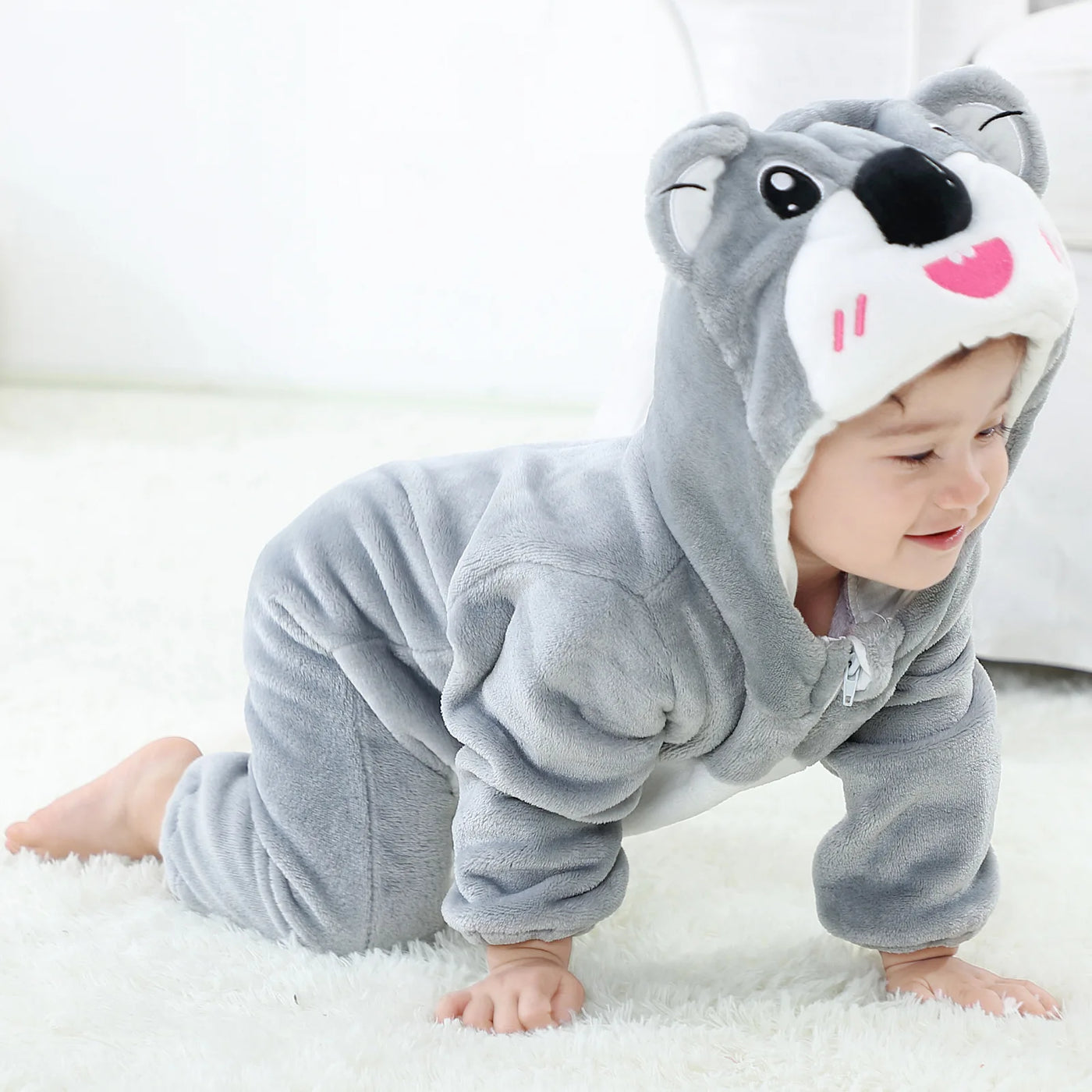 Baby-Strampler Winter Kurumi Overall