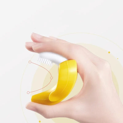 Baby Banana Shape Safe Toothbrush