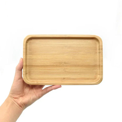 Children Natural Bamboo Tray Bowl Set