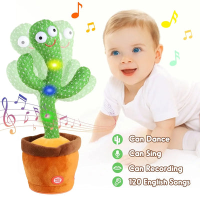 Kids Dancing Talking Cactus Toy