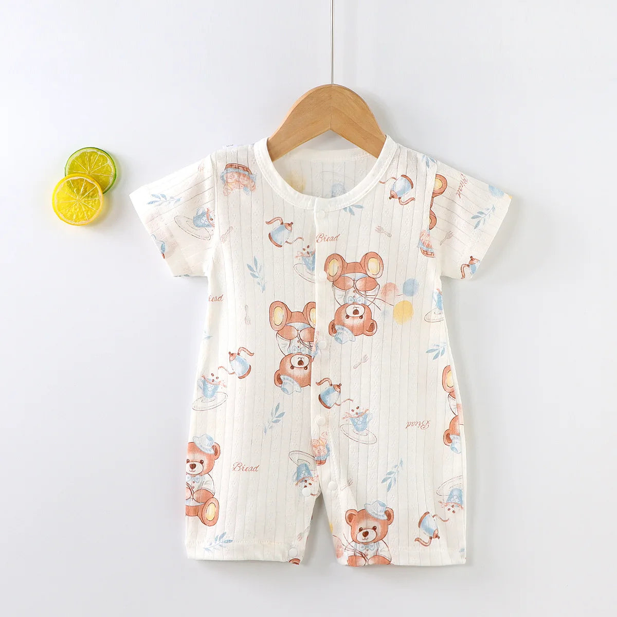 Baby Short-Sleeved Onesies Climbing Romper