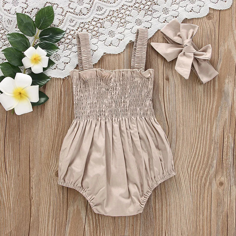 Baby's Summer Casual ärmlös jumpsuit