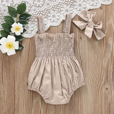 Baby's Summer Casual Sleeveless Jumpsuit