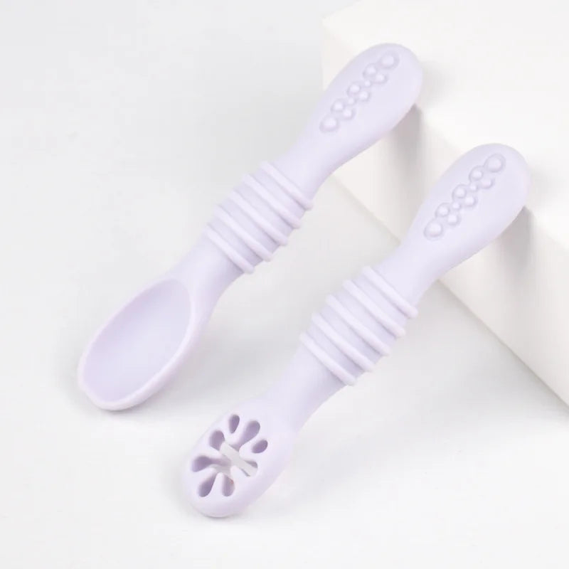 Baby Silicone Grinding Training Spoon