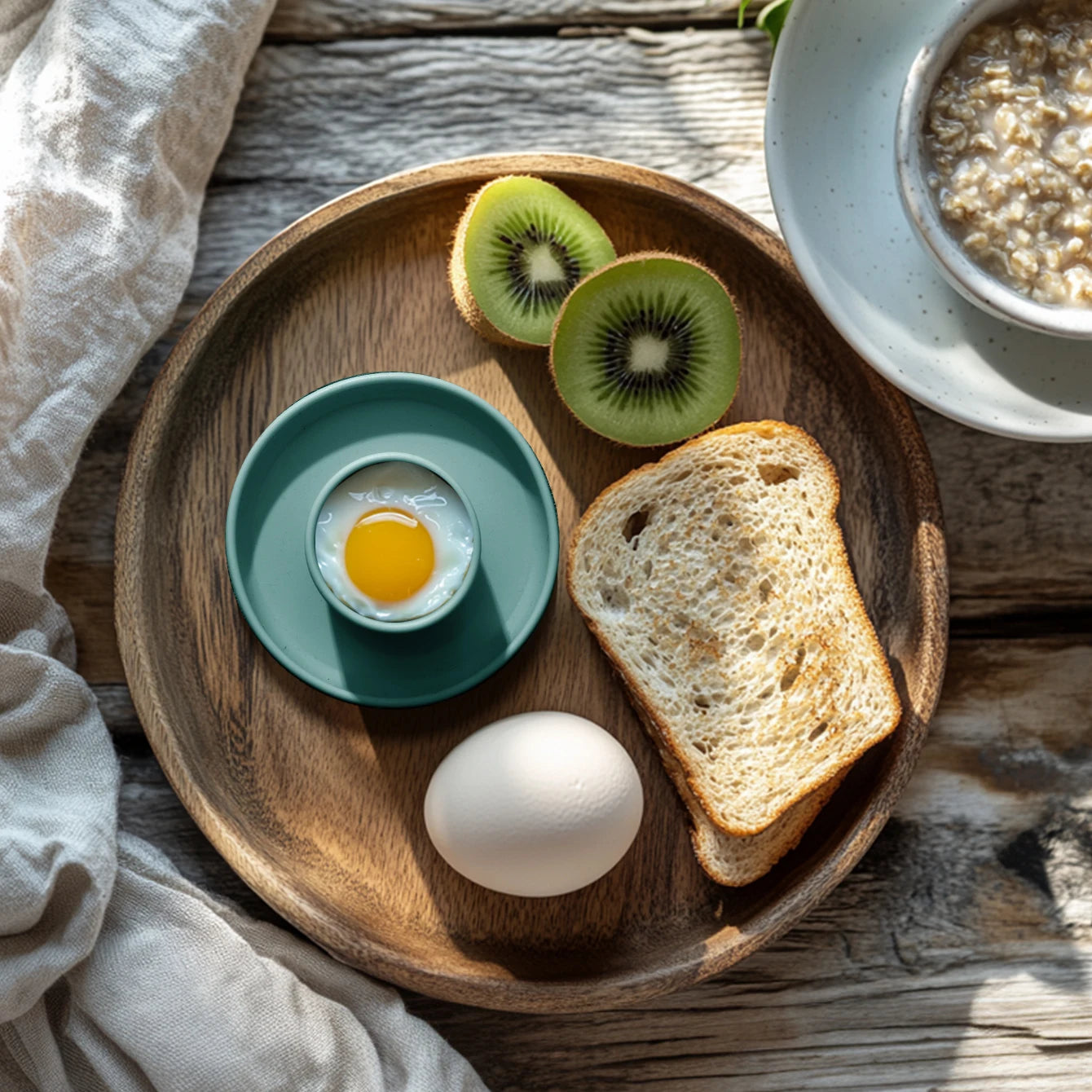 Baby Portable Silicone Boiled Egg Tray