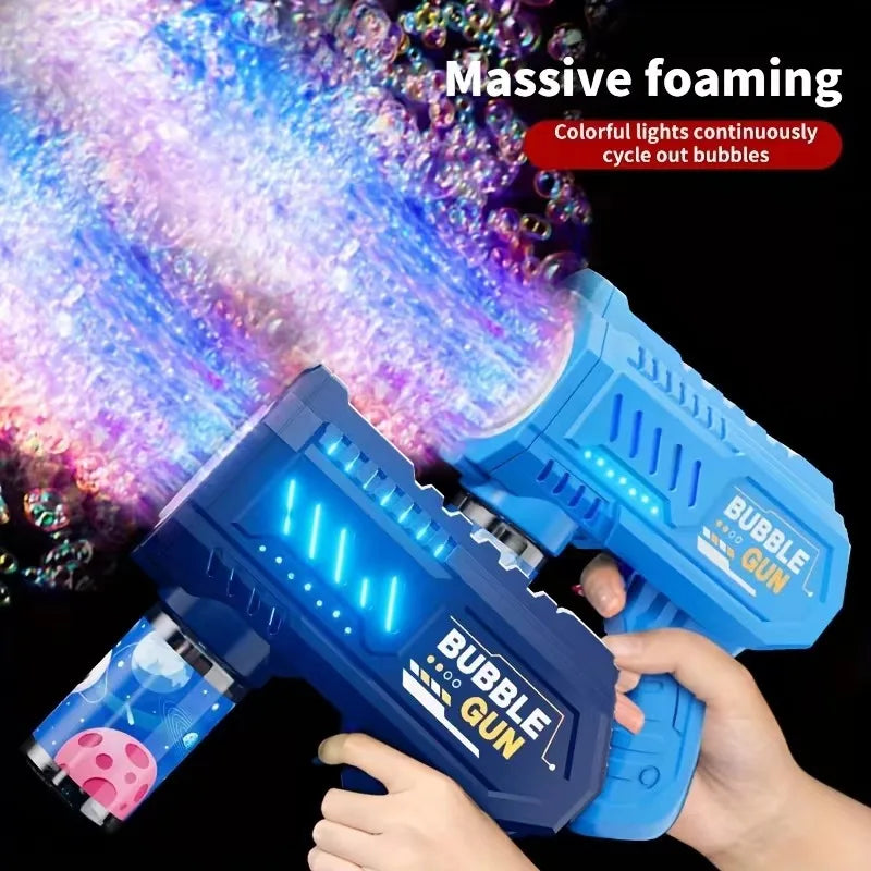 Kids Fully Automatic Rocket Bubble Gun