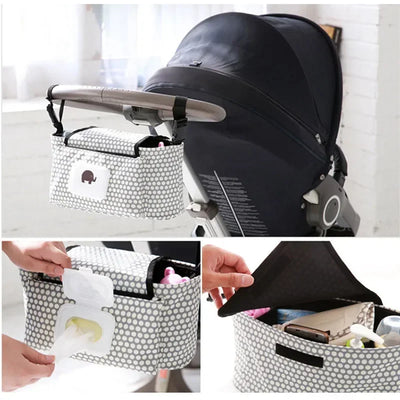 Baby Stroller Diaper Bag Organizer Hook