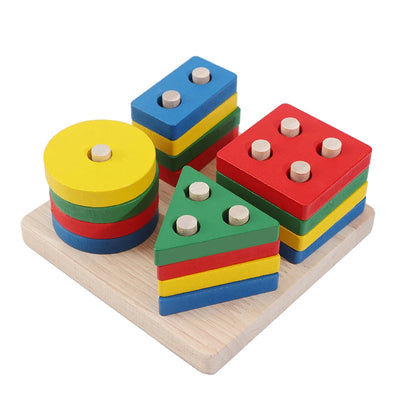 Kinder Montessori Holz Lernspiele Spielzeug