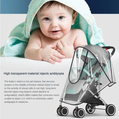 Baby Transparent Breathable Rain Cover Stroller