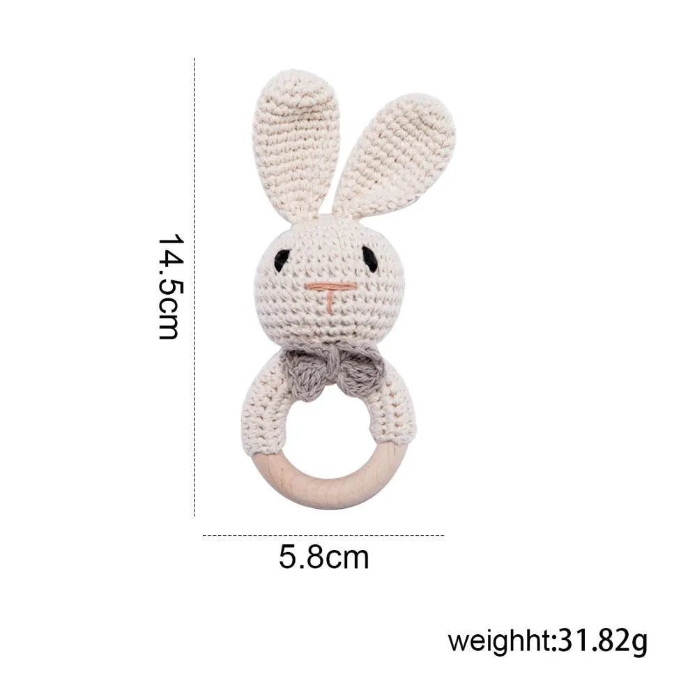 Baby Virkad Bunny Rattle Ring