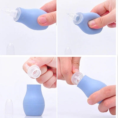 Baby Silicone Safety Nose Cleaner Vacuum