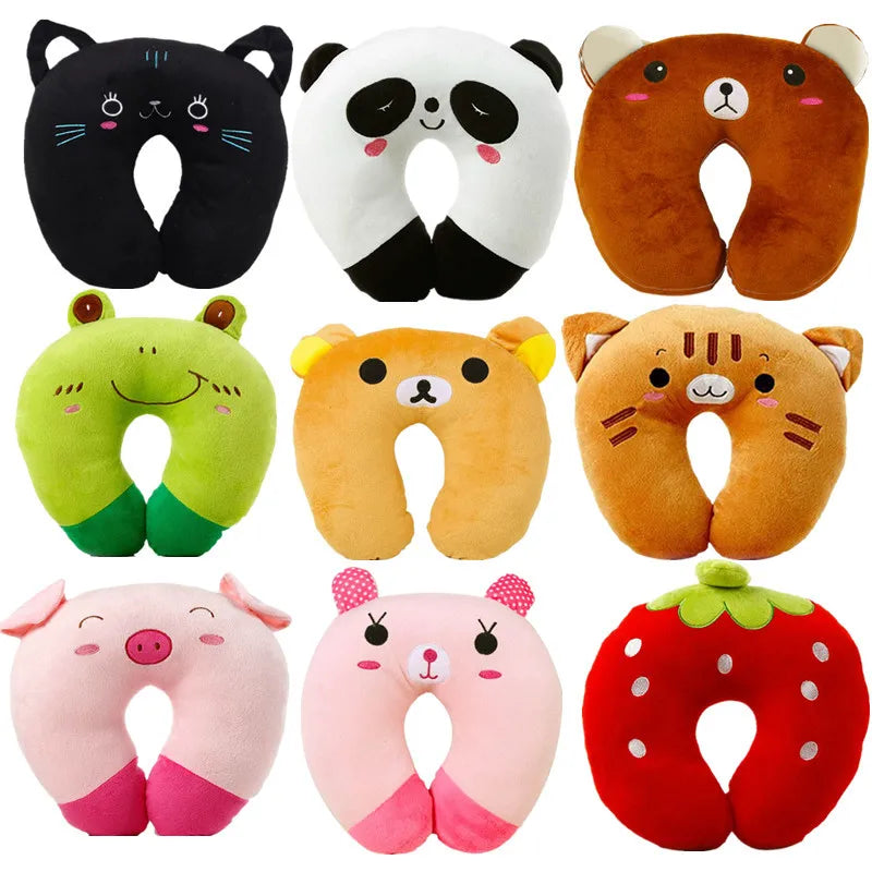 Baby Soft Plush Sleep Neck Protection Pillow