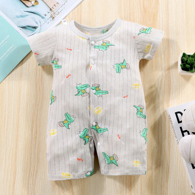 Baby Kurzarm-Onesies Kletter-Strampler