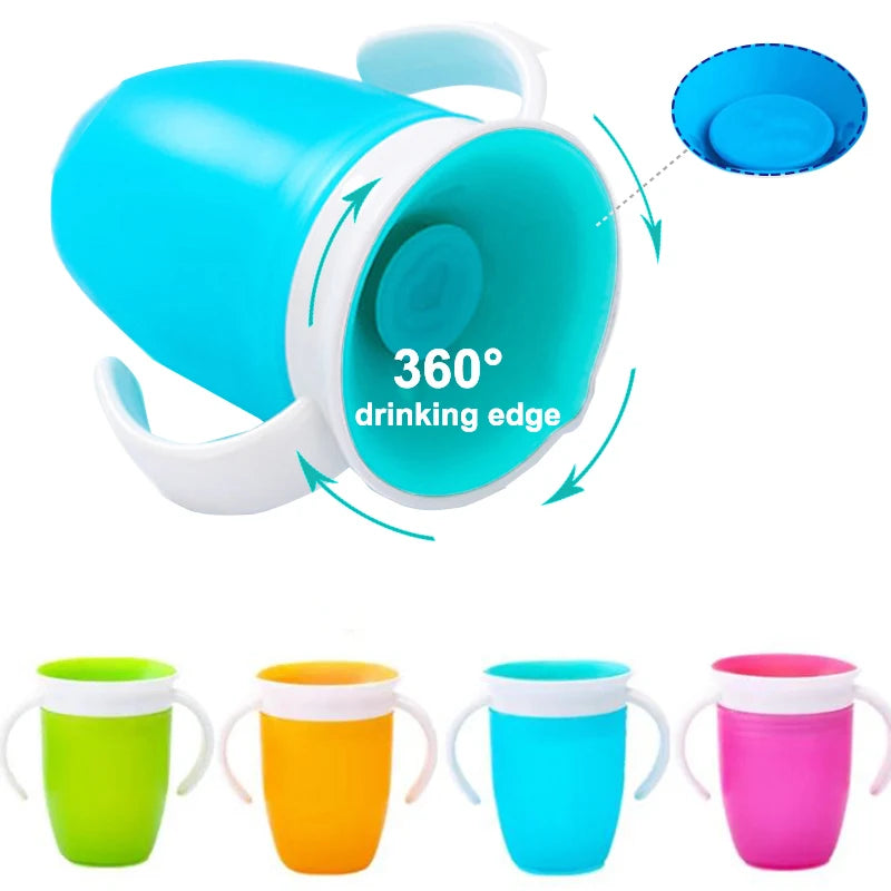 Baby Leakproof Silicone Drinking Learning Cup