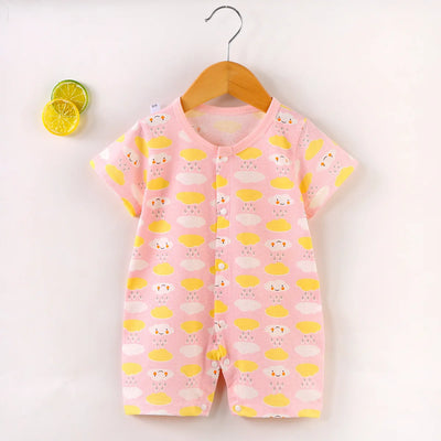 Baby Short-Sleeved Onesies Climbing Romper