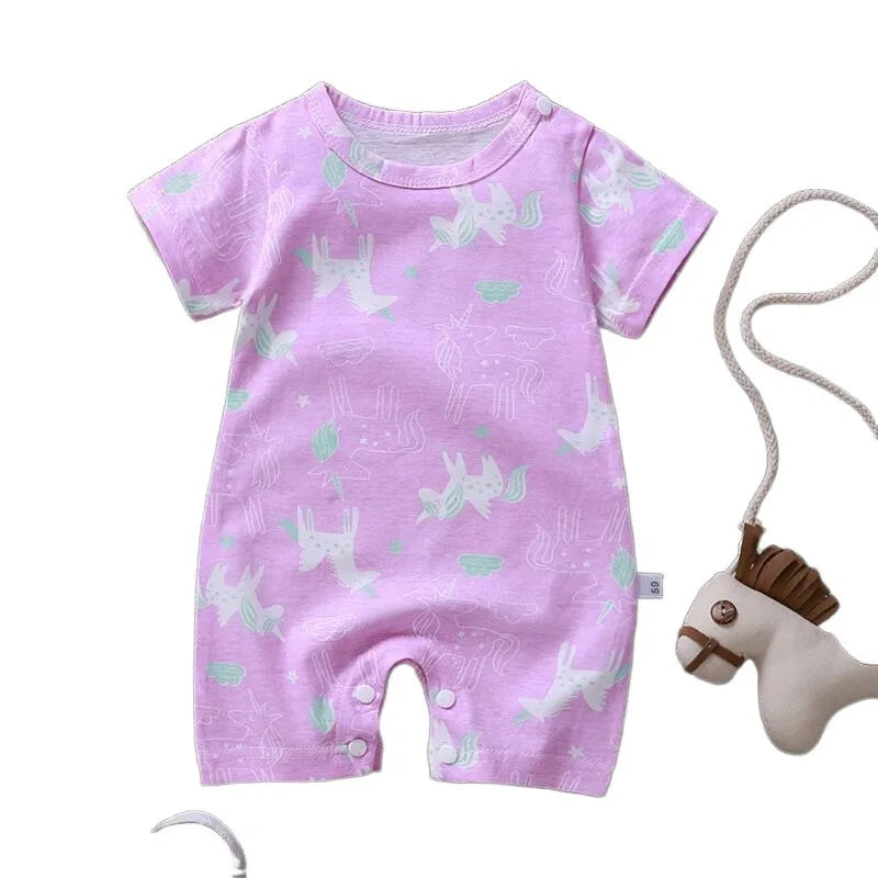 Baby Cartoon Pyjamas Småbarn Jumpsuit