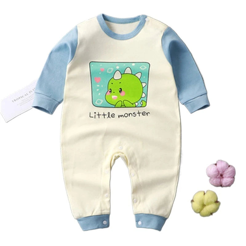 Baby Cartoon Pyjamas Småbarn Jumpsuit