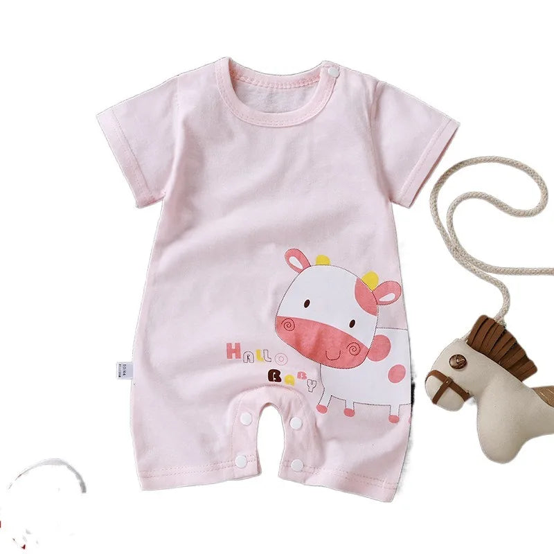 Baby Cartoon Pyjamas Småbarn Jumpsuit