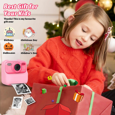 Kids HD Dual Lens Print Digital Camera Toy