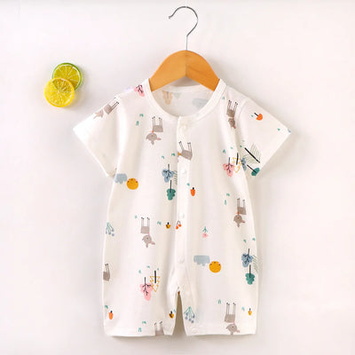 Baby Short-Sleeved Onesies Climbing Romper