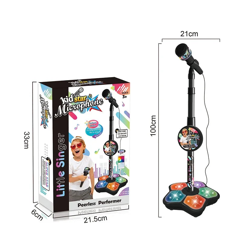 Kids Microphone Stand Song Music Toy