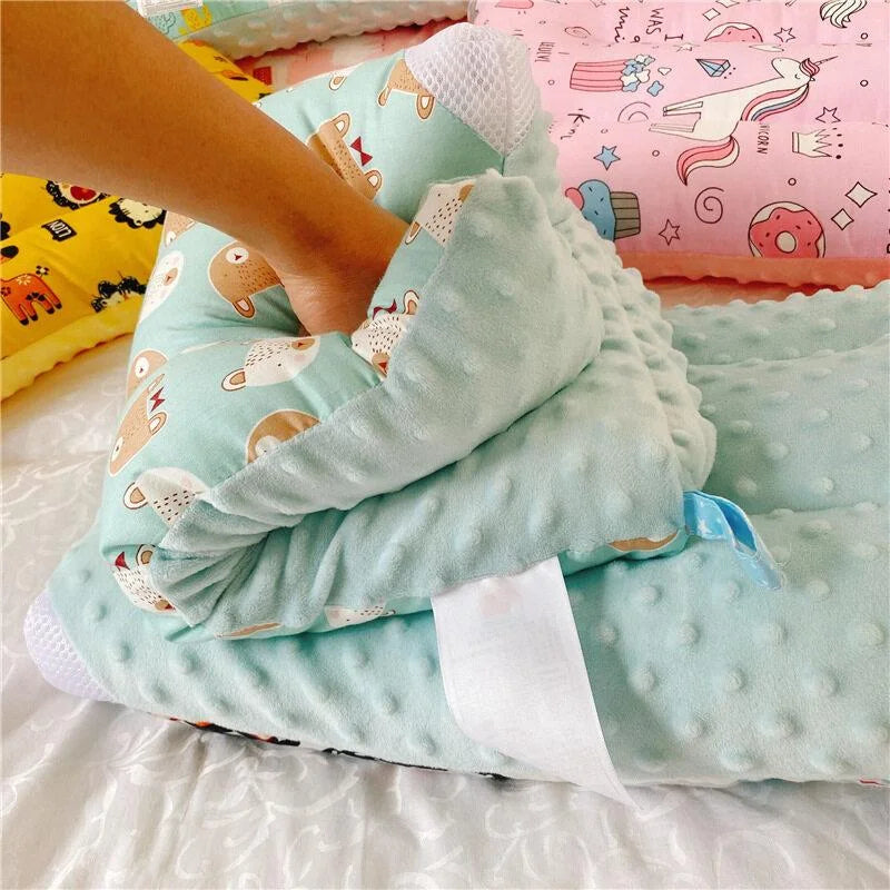 Baby Velvet Sleeping Cushion Pillow