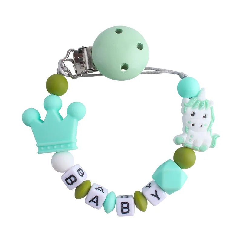 Baby Custom Name Pacifier Chain