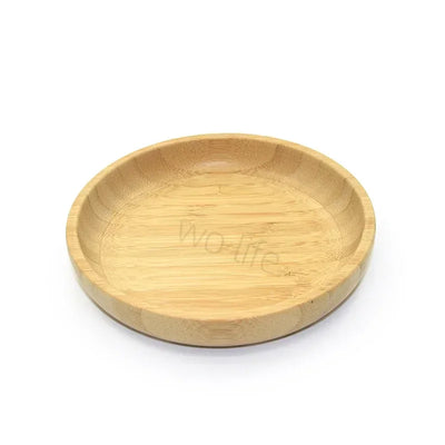 Children Natural Bamboo Tray Bowl Set