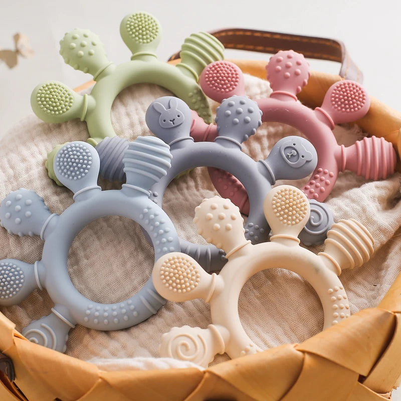 Baby Teething Ring Sensory Toy