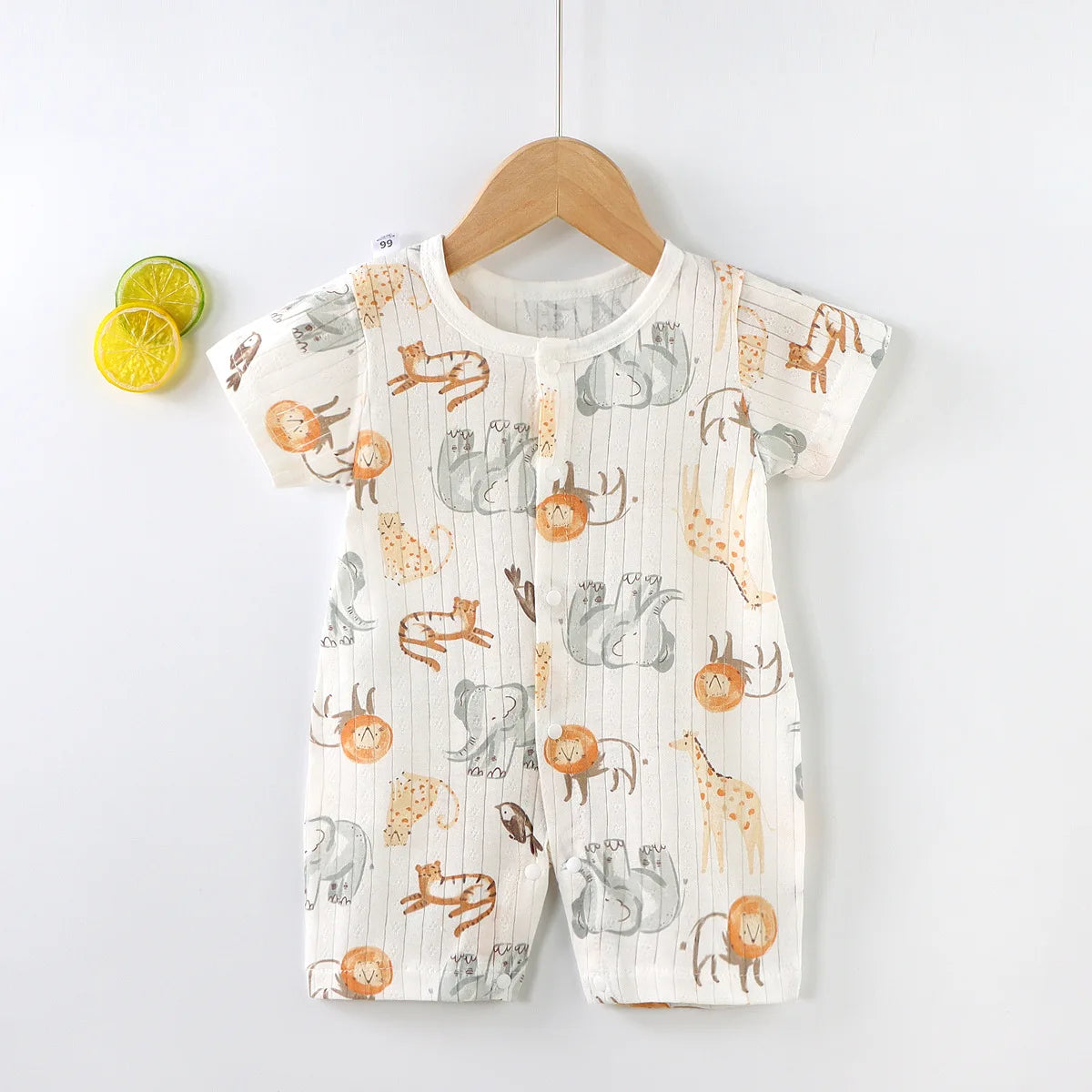 Baby Kurzarm-Onesies Kletter-Strampler