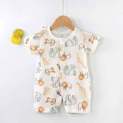 Baby Short-Sleeved Onesies Climbing Romper