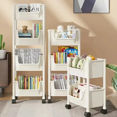 Baby Living Room Trolley Bookshelf