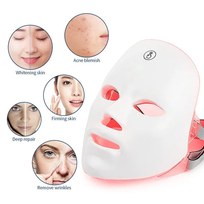 7-Color LED Photon Facial Mask