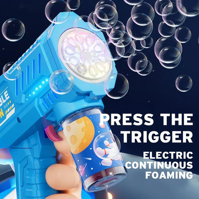 Kids Fully Automatic Rocket Bubble Gun