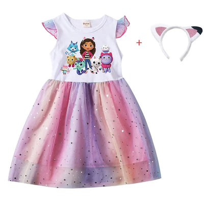 Baby Girl Headband Casual Dress