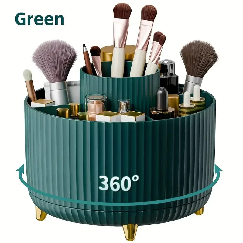 360° Rotating Makeup Tool Storage Box