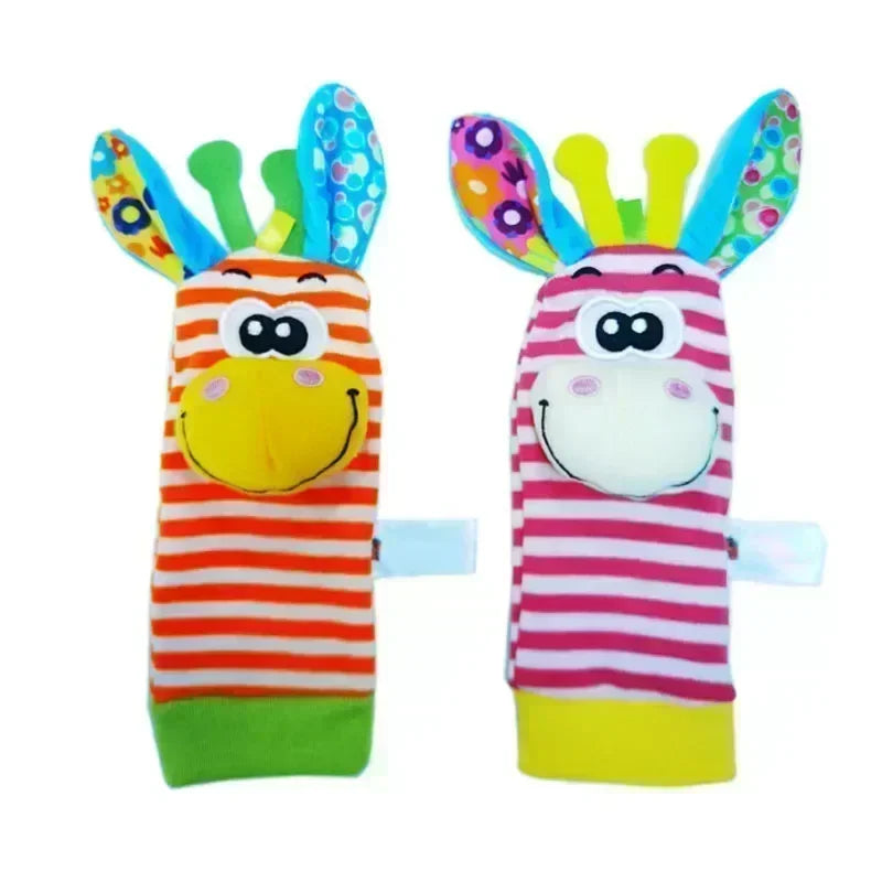 Baby handledsrem + Rattle Socks Bug Toy