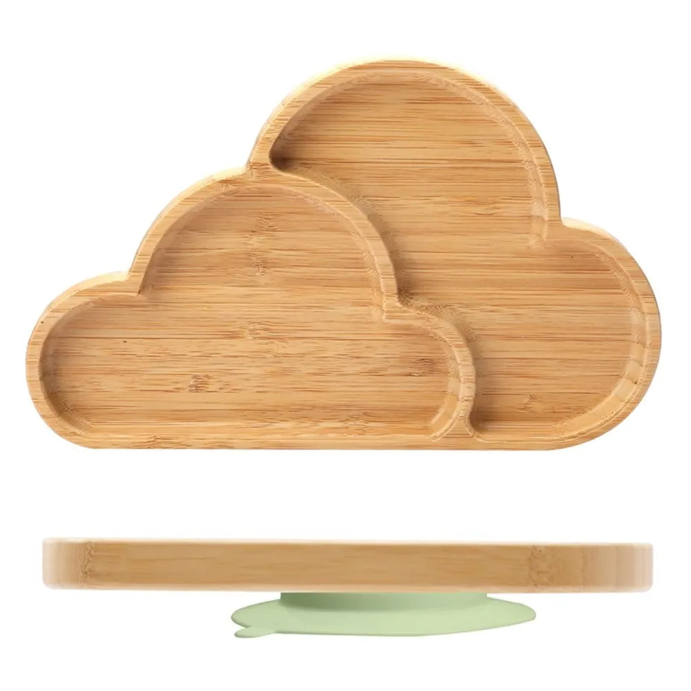 Baby Feeding Cloud Bamboo Dinner Plate