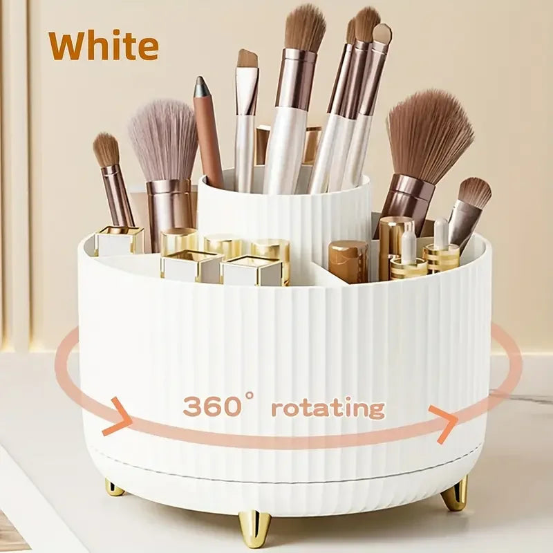 360° Rotating Makeup Tool Storage Box