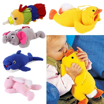 Kids Cute Plush Feeding Bottles Bag